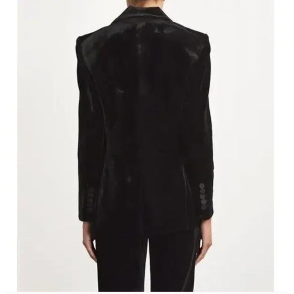 Veronica Beard Ellette Dickey Jacket 2 NWT Black Velvet Prep Blazer Old Money - Picture 6 of 11